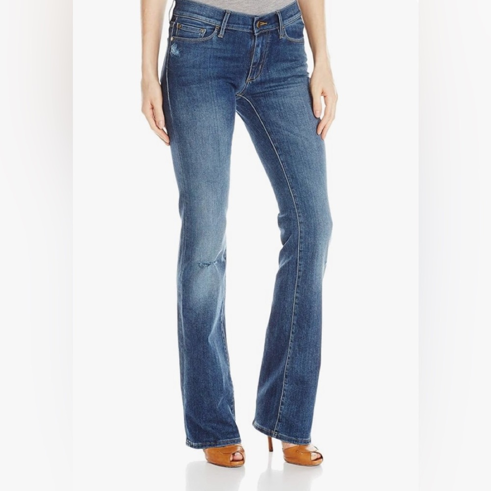 Buffalo Mid Rise Slim Flare Jeans